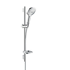 hansgrohe Raindance select e120 brusesæt, 65cm, 3stråler, krom/hvid