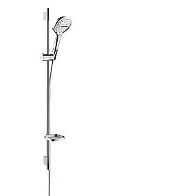 hansgrohe Raindance Select E120 brusesæt med sæbeskål. 3 jet. Krom