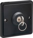 NØGLEAFBRYDER, 16A, IP55, SORT