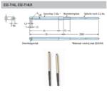 FIBEROPTISK SENSORHOVED E32-T14L 2M