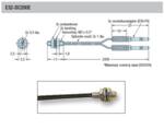 FIBEROPTISK SENSORHOVED E32-DC200E 2M