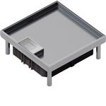 GULVBOKS Q06 MED 15MM LÅGDYBDE RUSTFRI