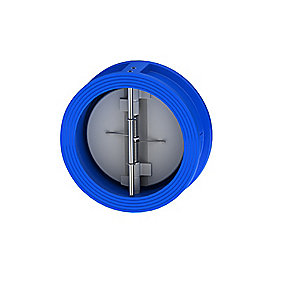 EGO Dualplate kontraventil DN100 Type AWS 915 GGG40/AISI316/EPDM PN16